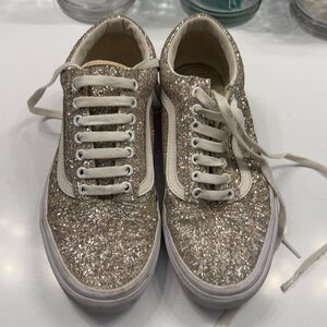 Glitter Vans size 9